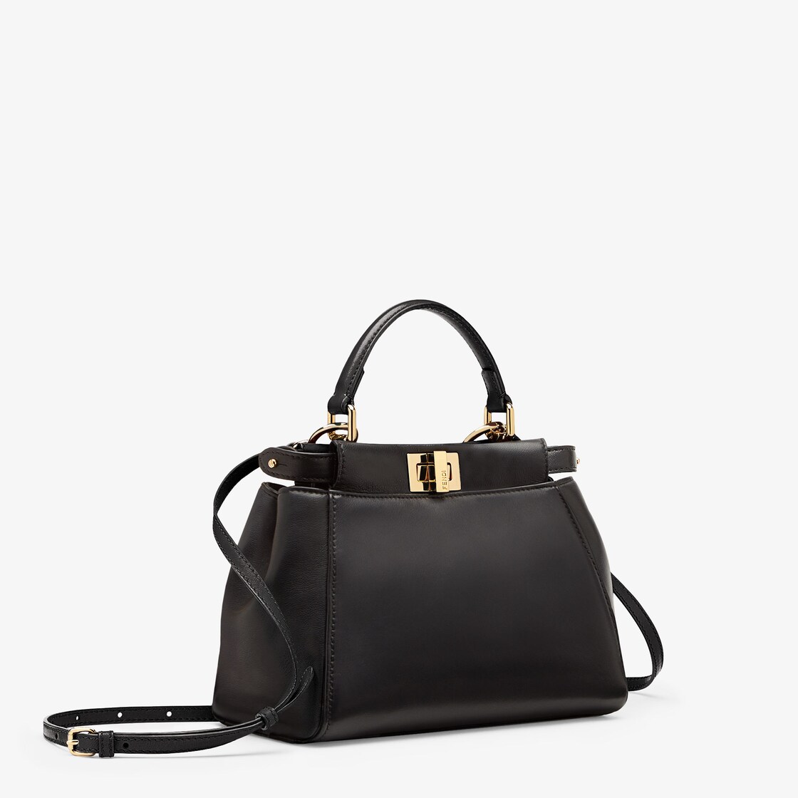 FENDI Peekaboo Handbag Black