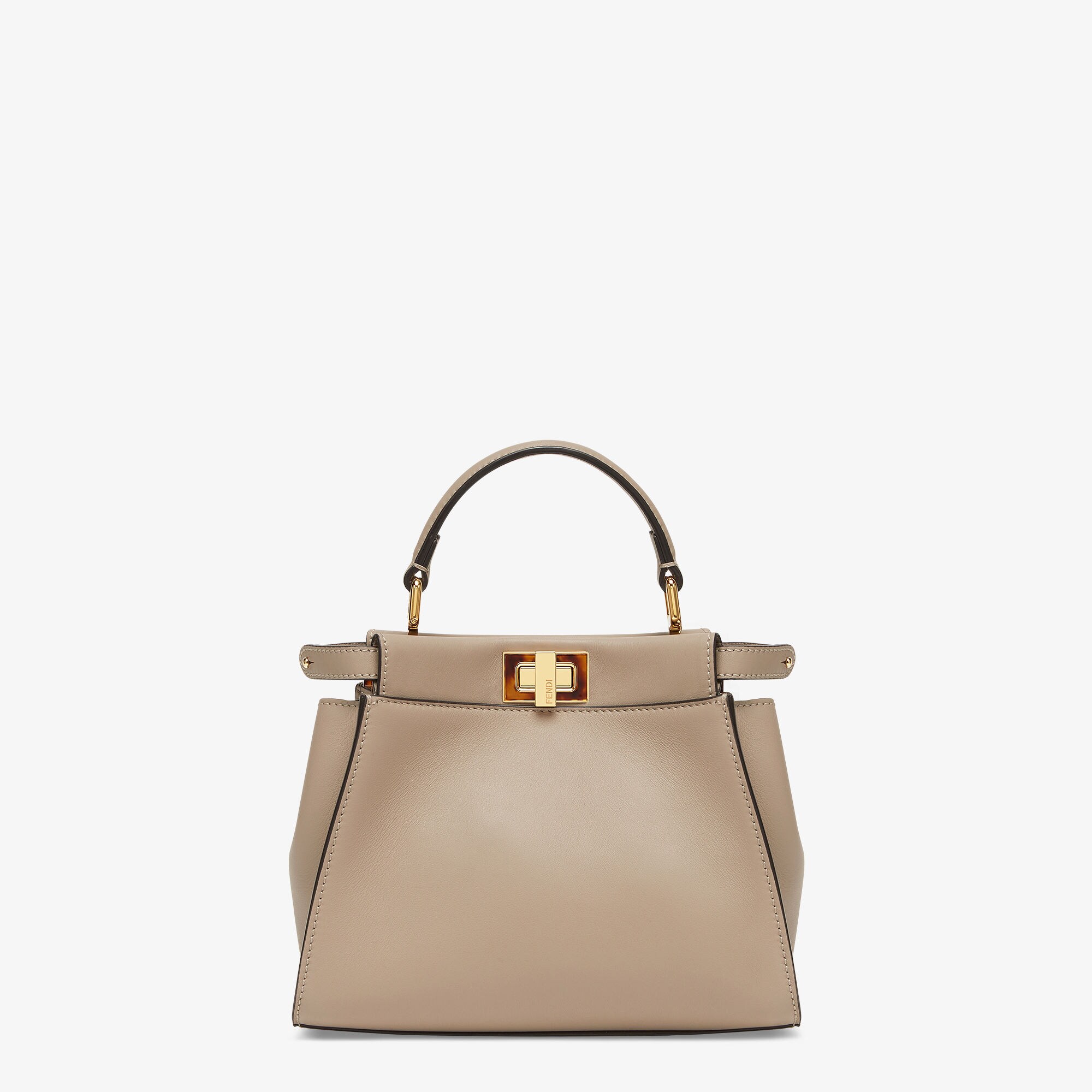 FENDI 【美品】フェンディ ピーカブー レギュラー カーフ グレー