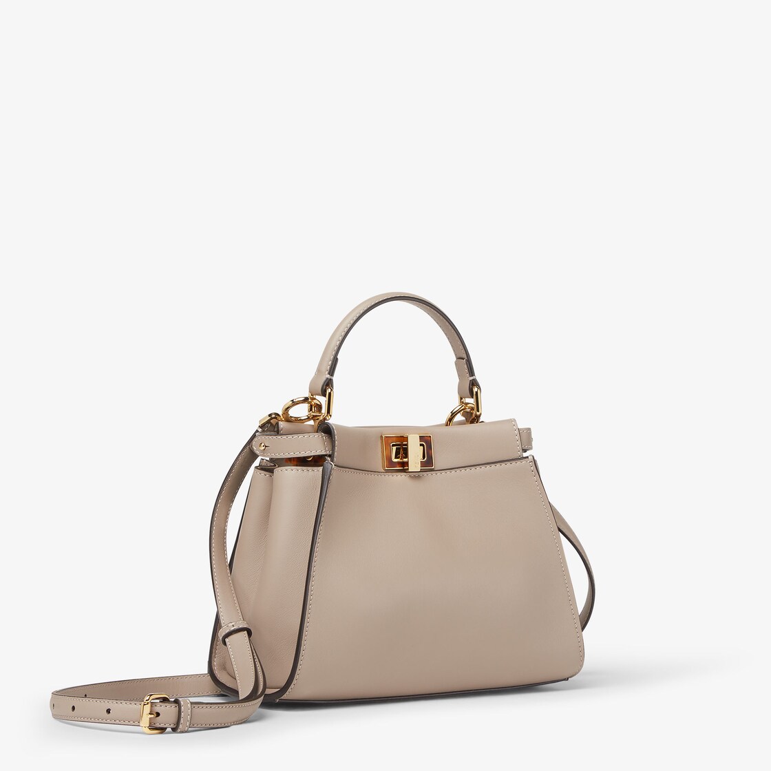 Peekaboo Mini Leather Beige - Image 2/6