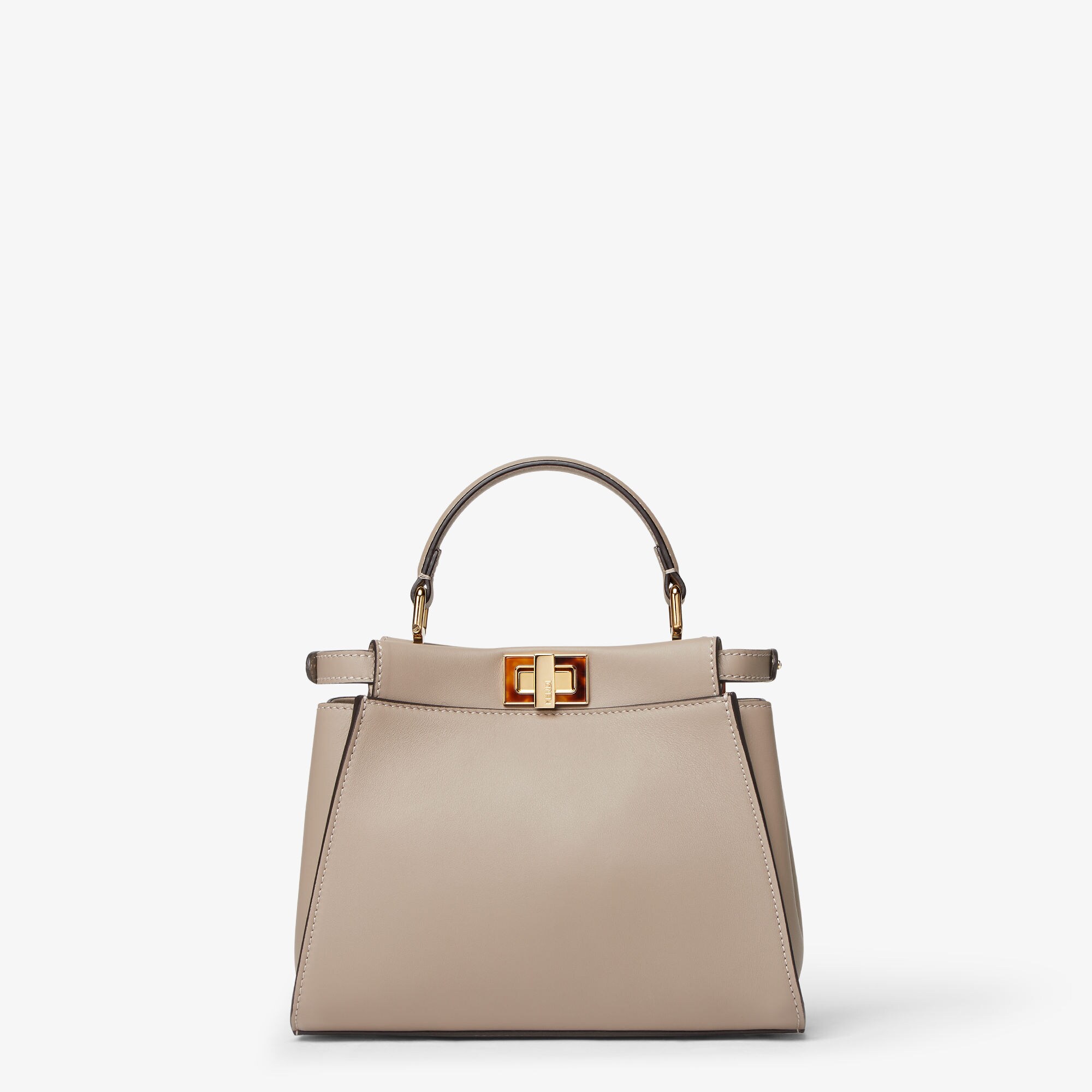 Peekaboo Mini Leather Beige | Fendi