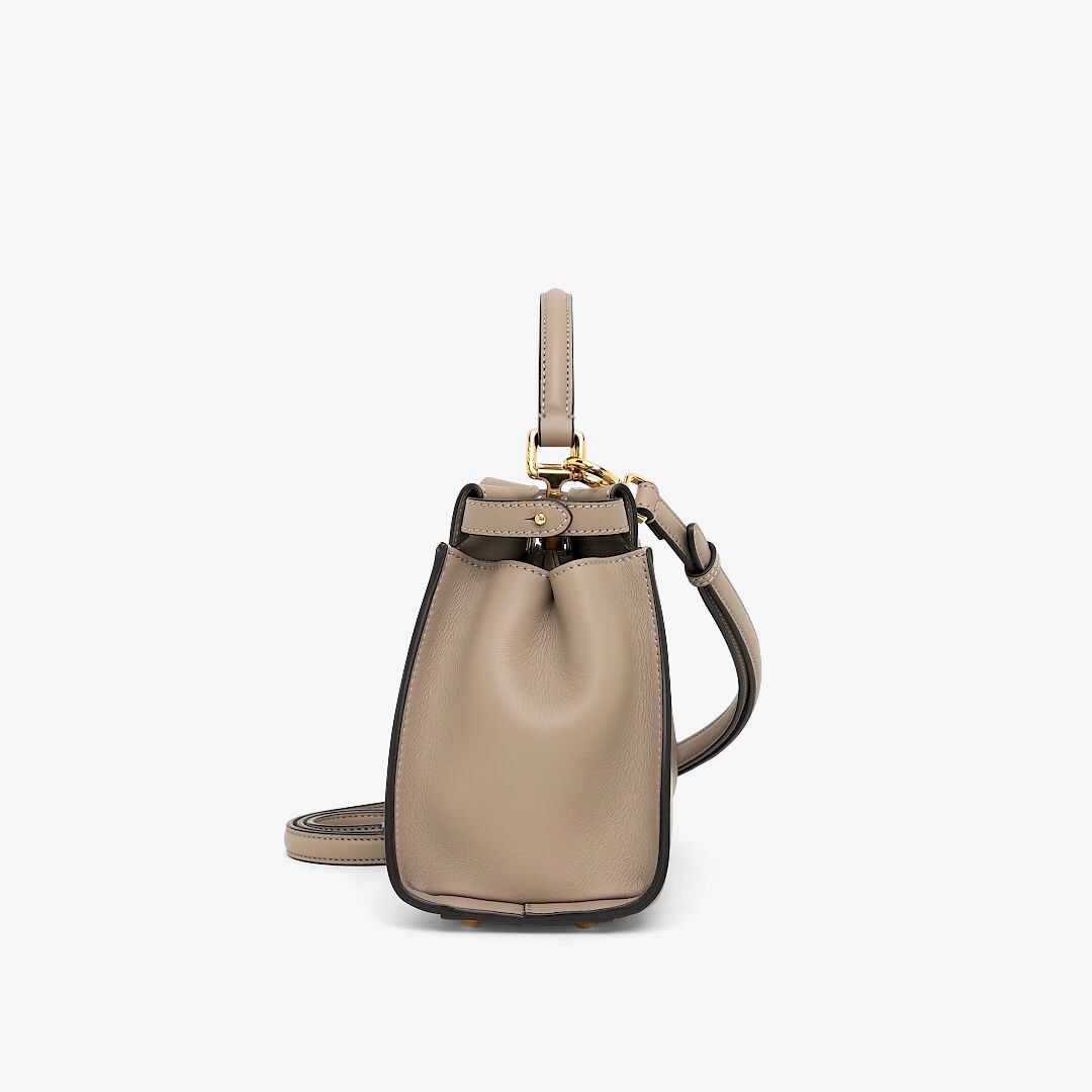 Peekaboo Mini - Dove gray leather bag | Fendi