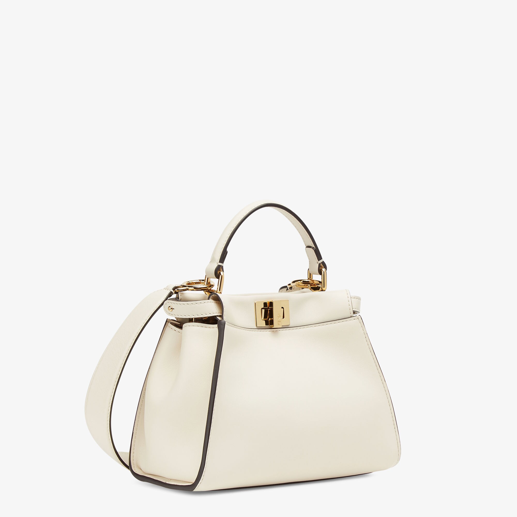 ピーカブー ミニ レザー ホワイト | Fendi ピーカブー ミニ レザー ホワイト | Fendi