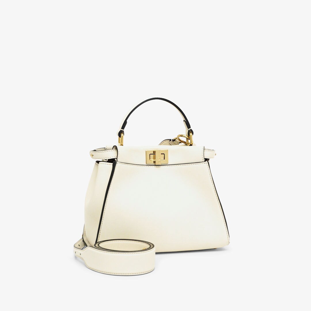 Fendi peekaboo shop mini white