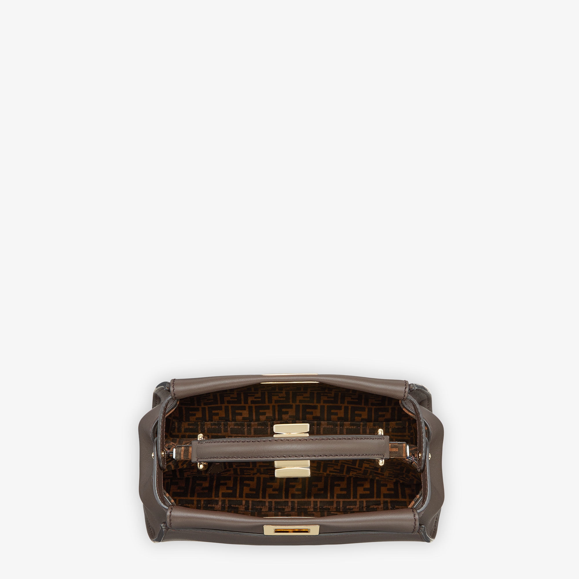ピーカブー ミニ レザー ブラウン | Fendi ピーカブー ミニ レザー ブラウン | Fendi