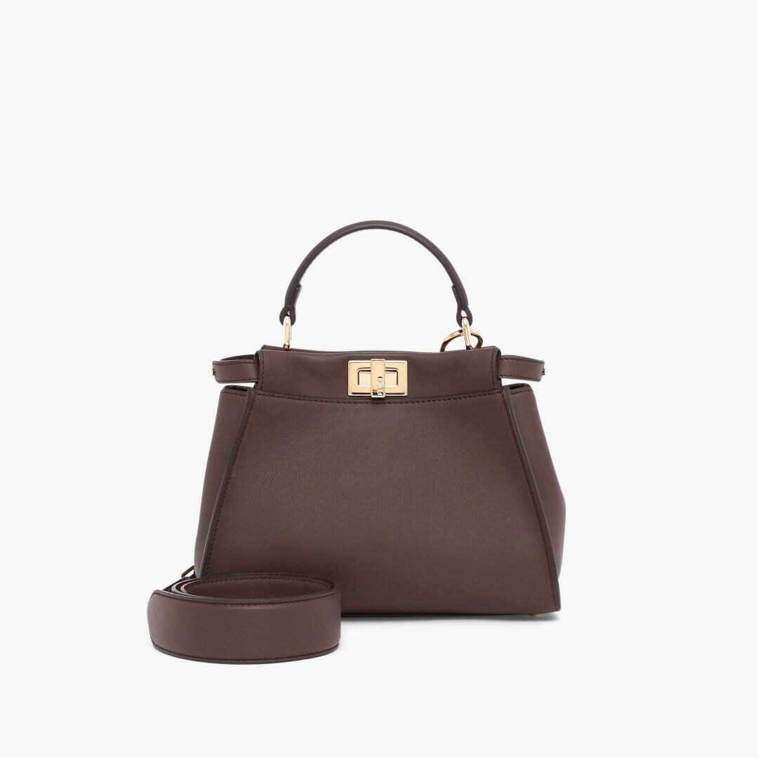 ピーカブー ミニ レザー ブラウン | Fendi ピーカブー ミニ レザー ブラウン | Fendi