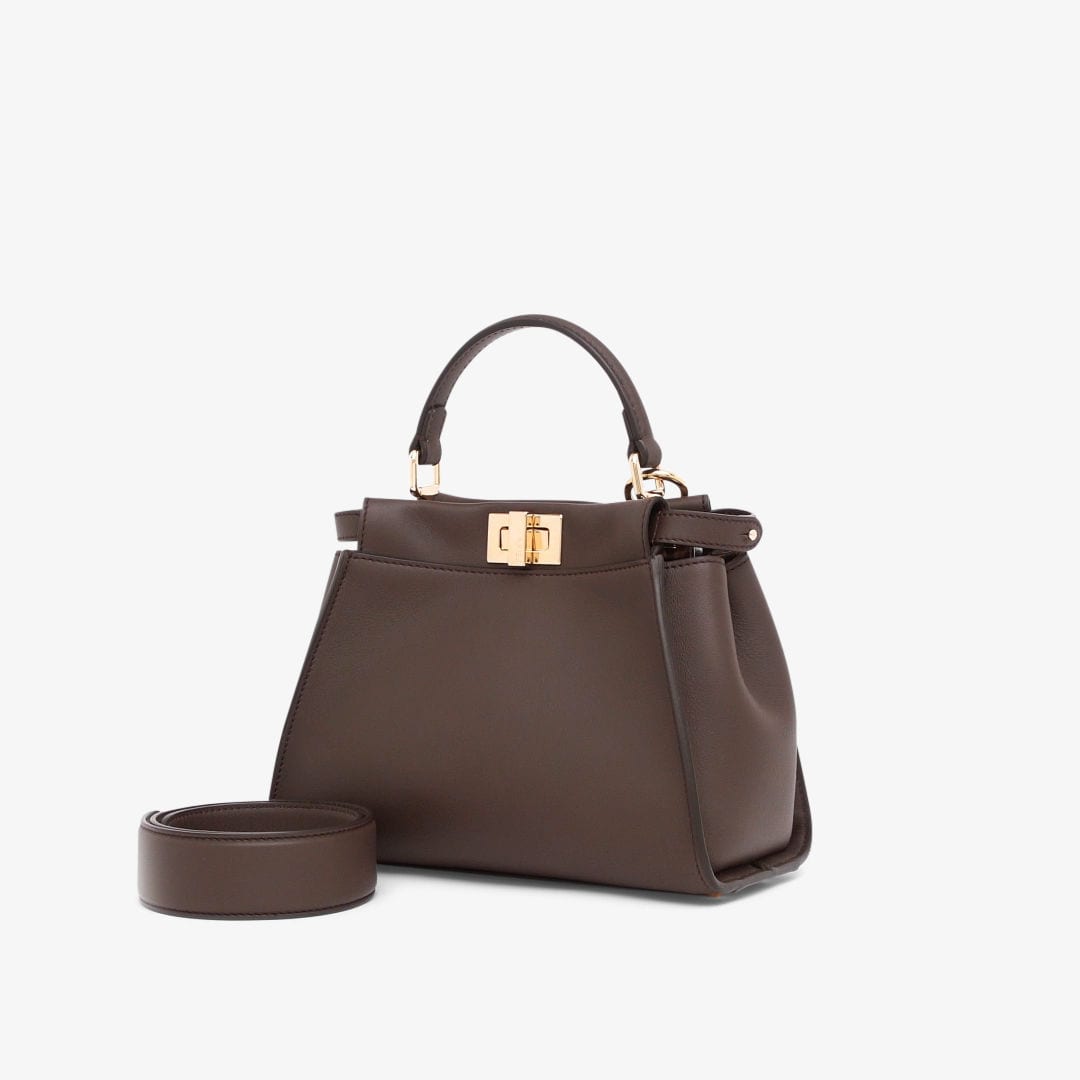 ピーカブー ミニ レザー ブラウン | Fendi ピーカブー ミニ レザー ブラウン | Fendi