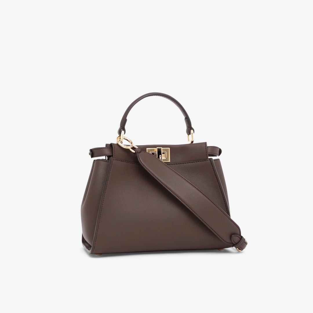 ピーカブー ミニ レザー ブラウン | Fendi ピーカブー ミニ レザー ブラウン | Fendi
