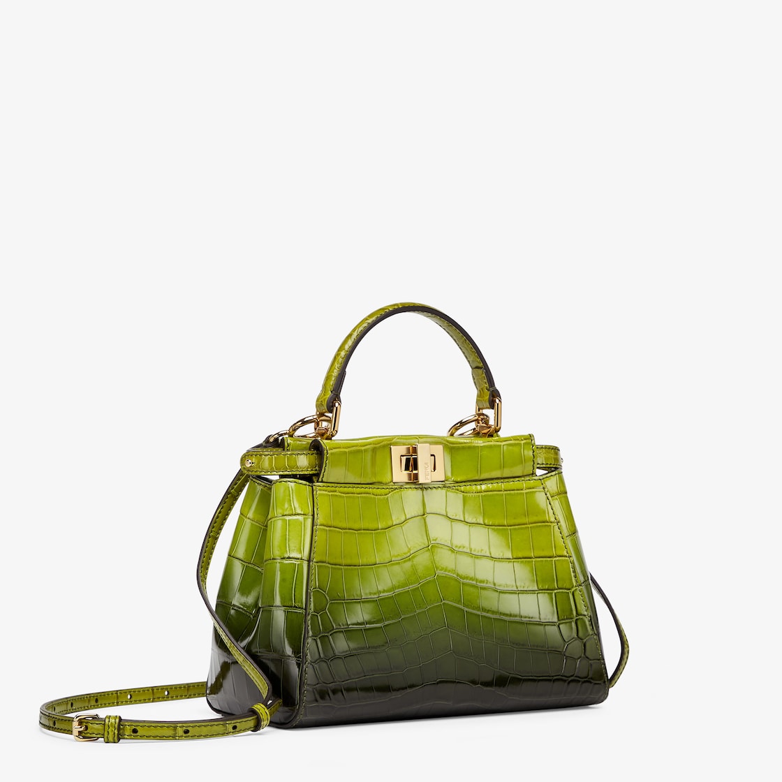 Peekaboo Mini Leather Green - Image 2/5