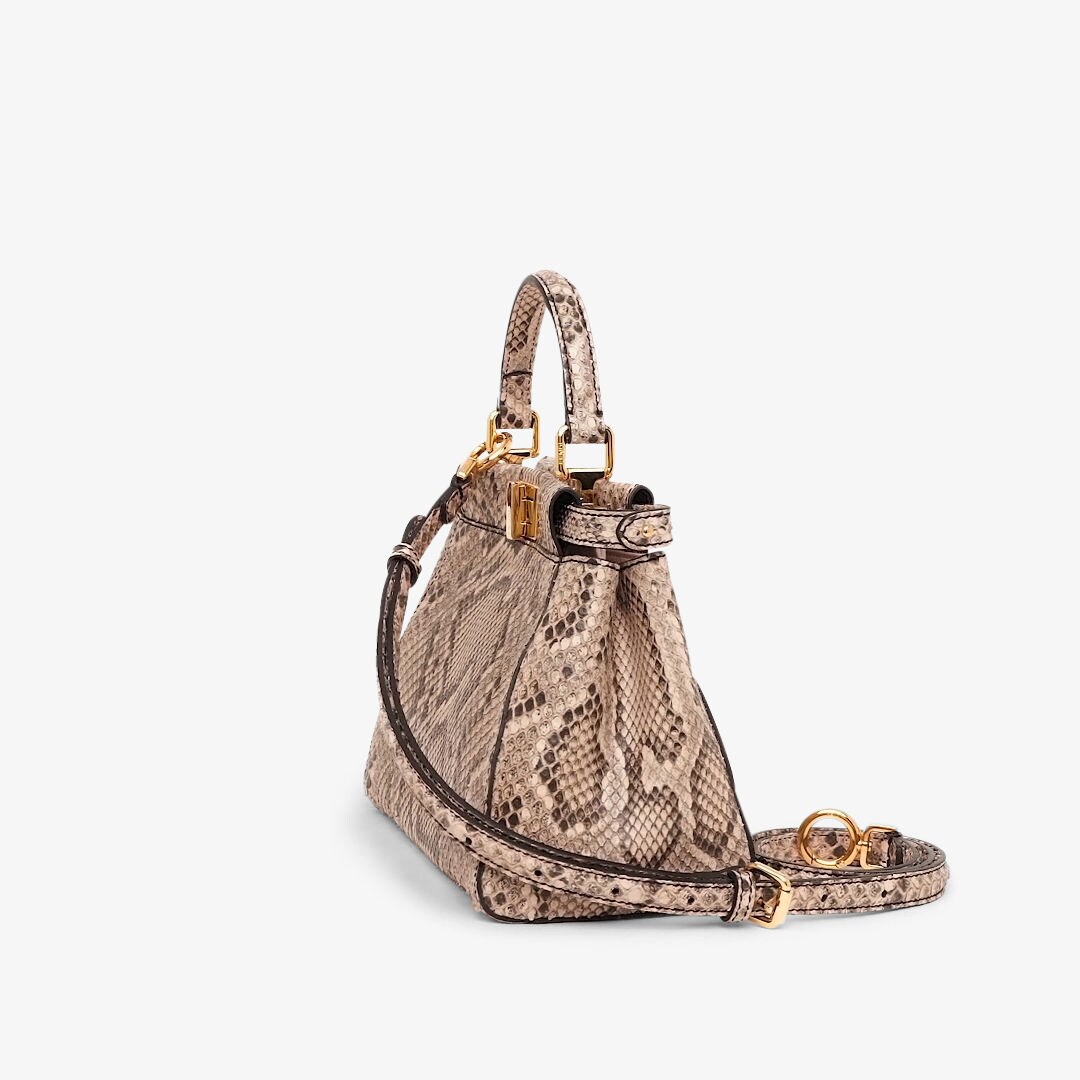 Fendi peekaboo mini python deals