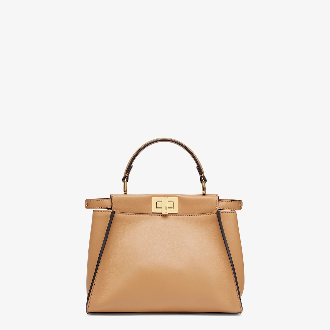 Peekaboo Mini - Beige leather bag | Fendi