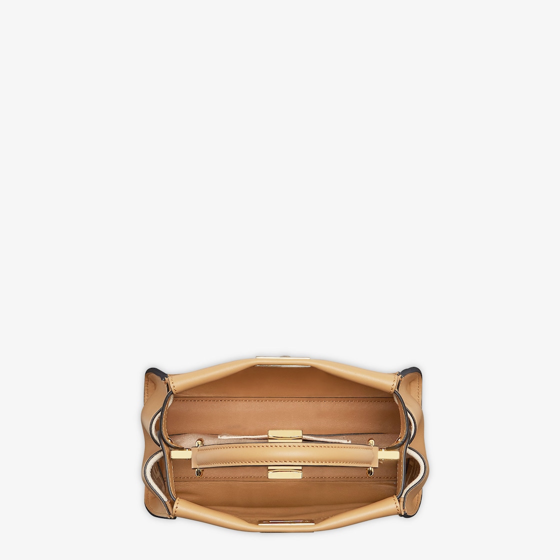 Peekaboo Mini - Beige leather bag