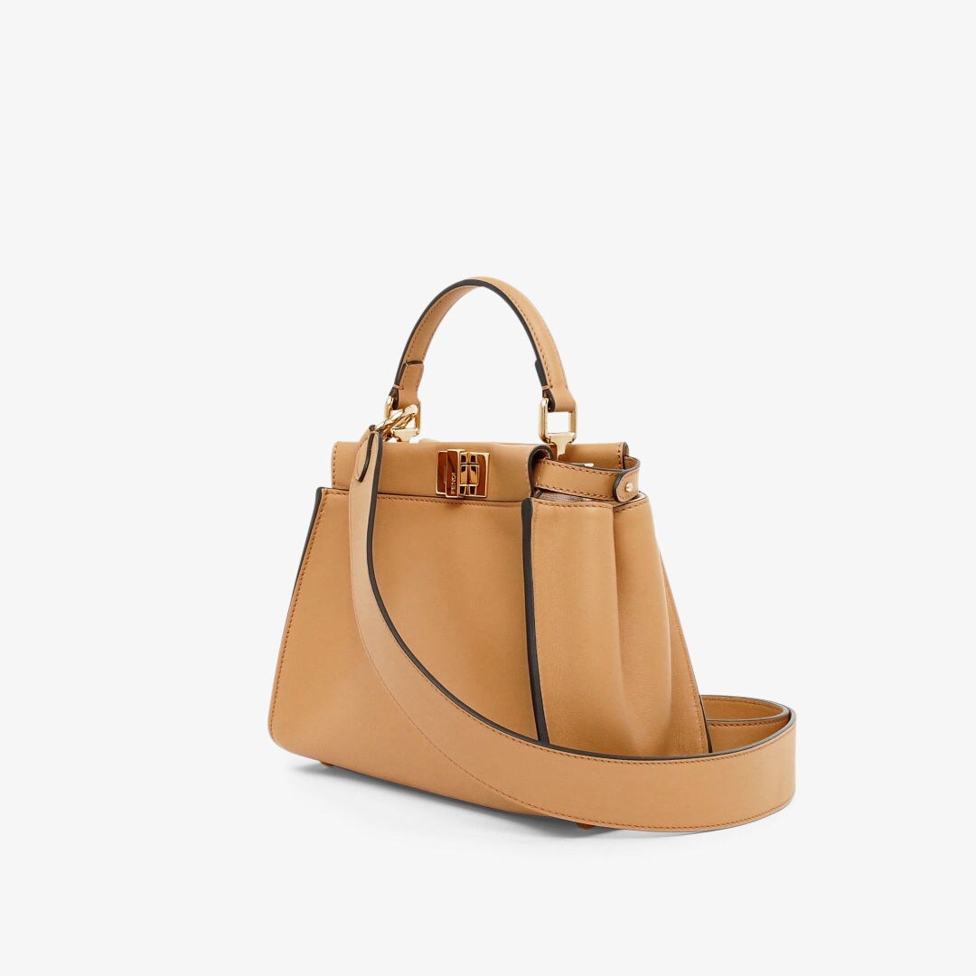 een experiment doen ondanks bruiloft Peekaboo Mini - Beige leather bag | Fendi