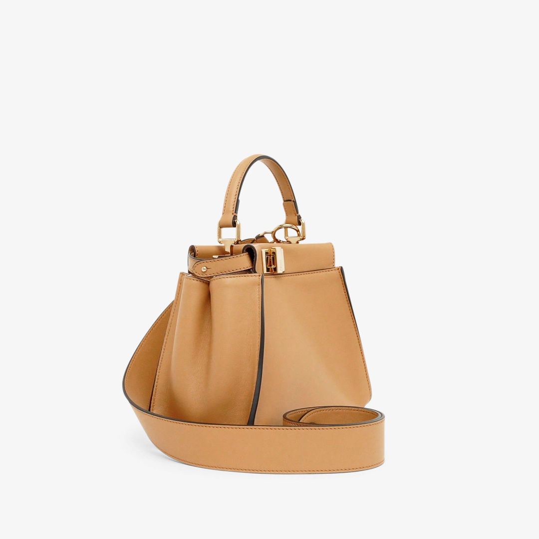 Fendi peekaboo mini clearance beige