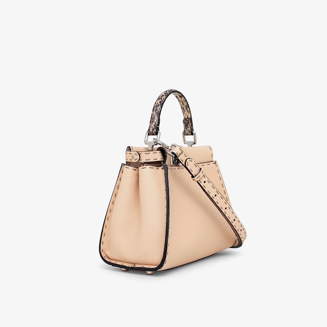 Peekaboo Mini Leather Pink | Fendi Peekaboo Mini Leather Pink | Fendi