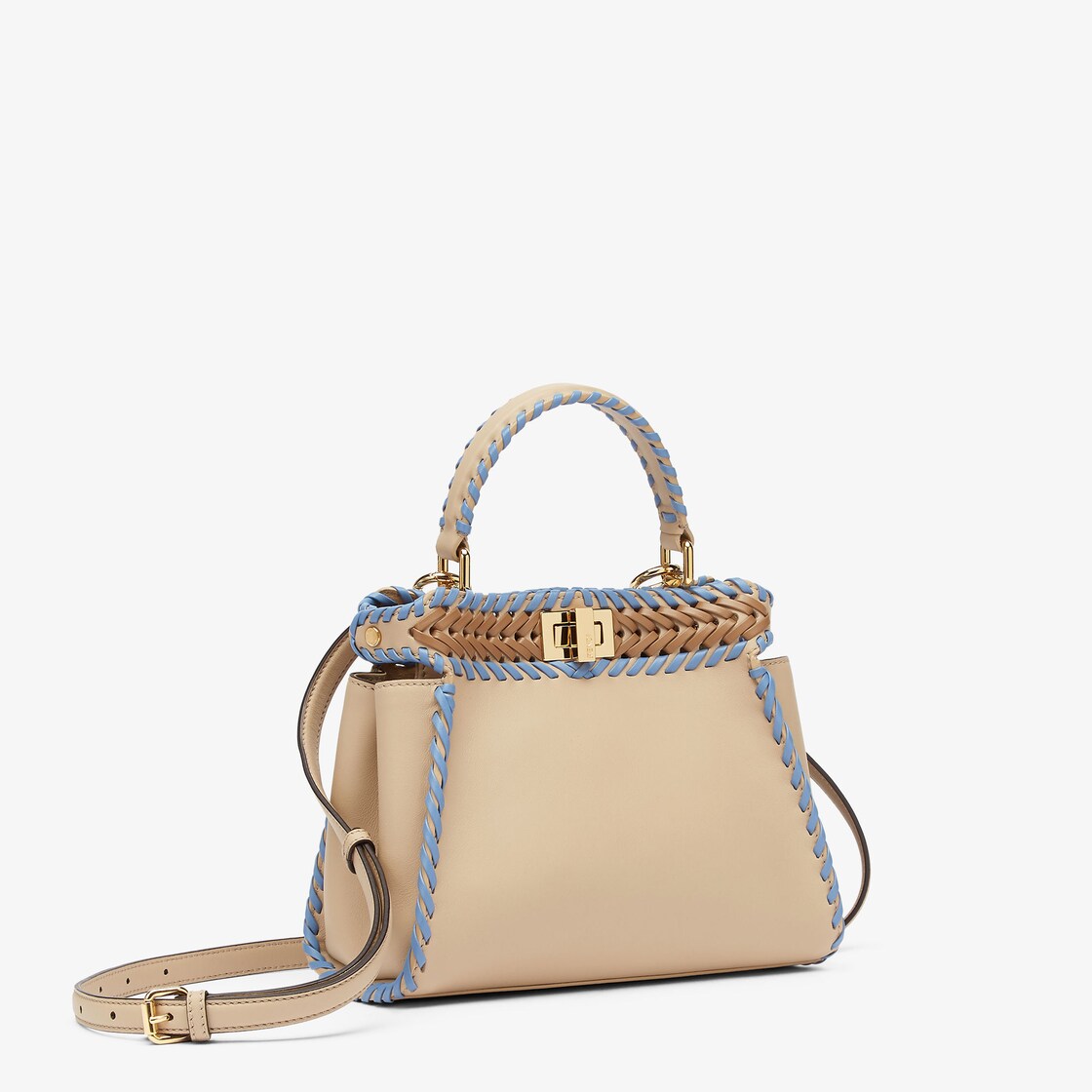 Peekaboo Mini Leather Beige - Image 2/5