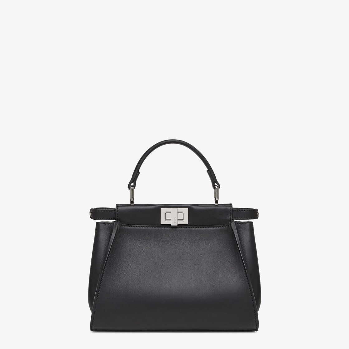 Peekaboo Mini - Black leather bag | Fendi