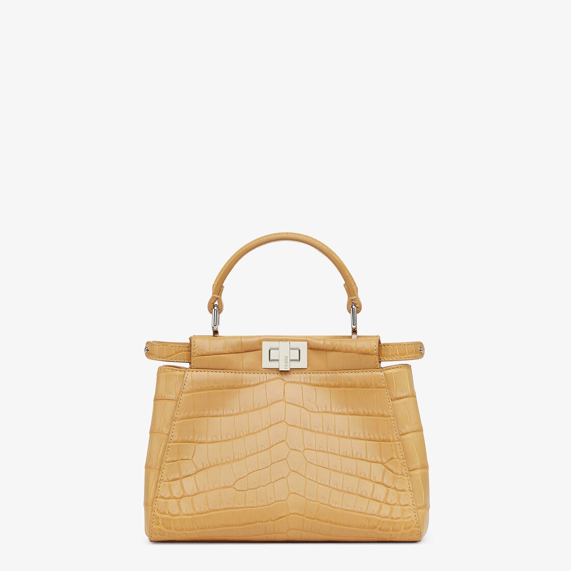 ピーカブー スモール - ベージュクロコダイルレザー バッグ | Fendi