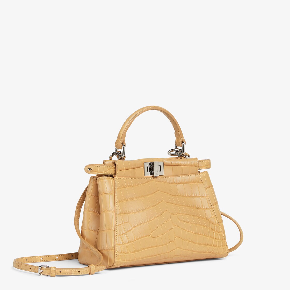 ピーカブー スモール - ベージュクロコダイルレザー バッグ | Fendi