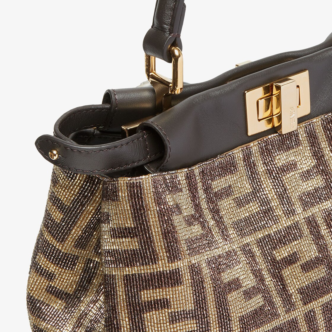 fendi peekaboo fur bag