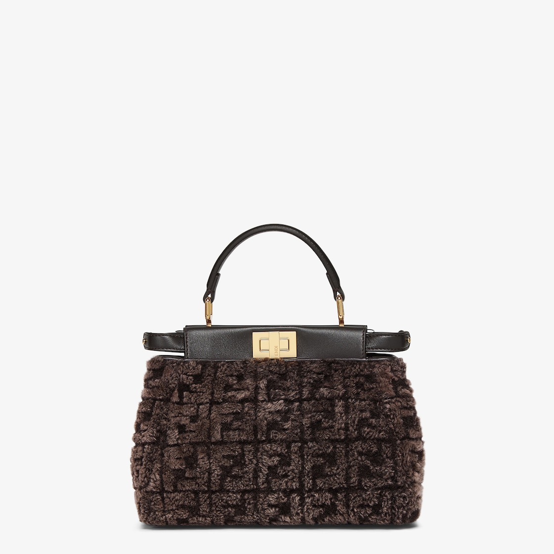 Fendi peekaboo hot sale fur bag