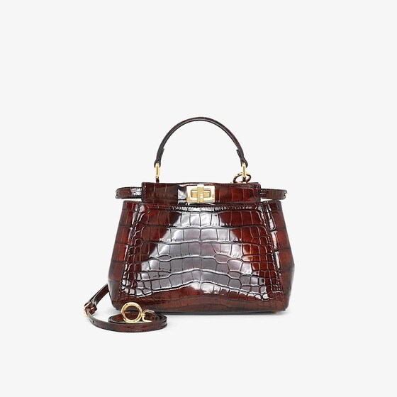 Fendi Peekaboo Mini In Brown