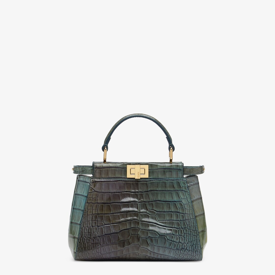 Peekaboo Mini Precious skin Blue Fendi