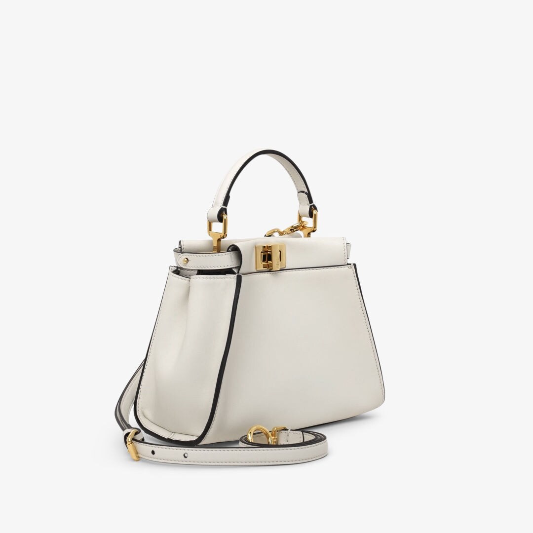 Fendi peekaboo shop mini white