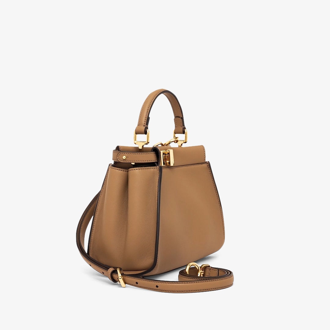 ピーカブー ミニ レザー ベージュ | Fendi ピーカブー ミニ レザー ベージュ | Fendi