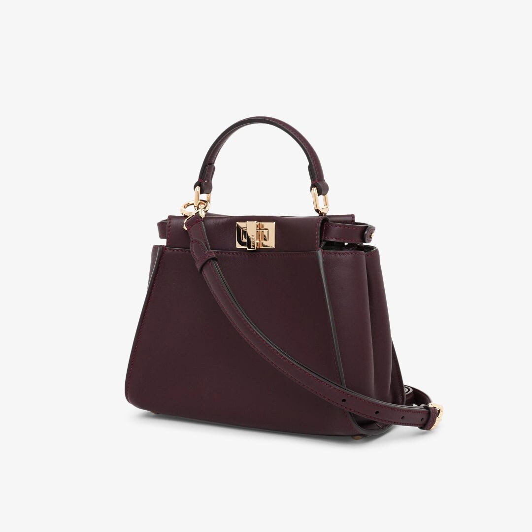 Fendi peekaboo shop mini brown