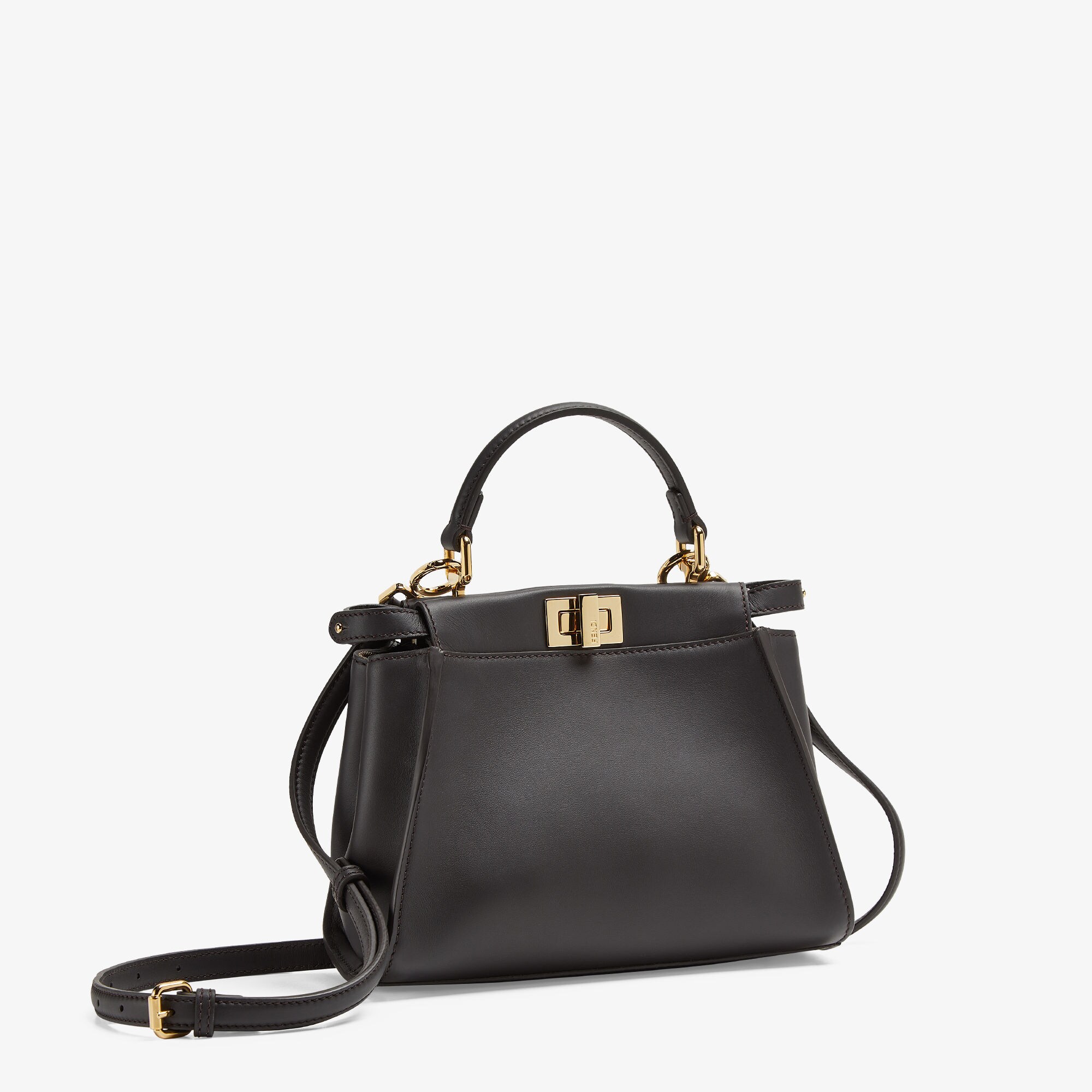 Peekaboo MiniDark brown leather bag