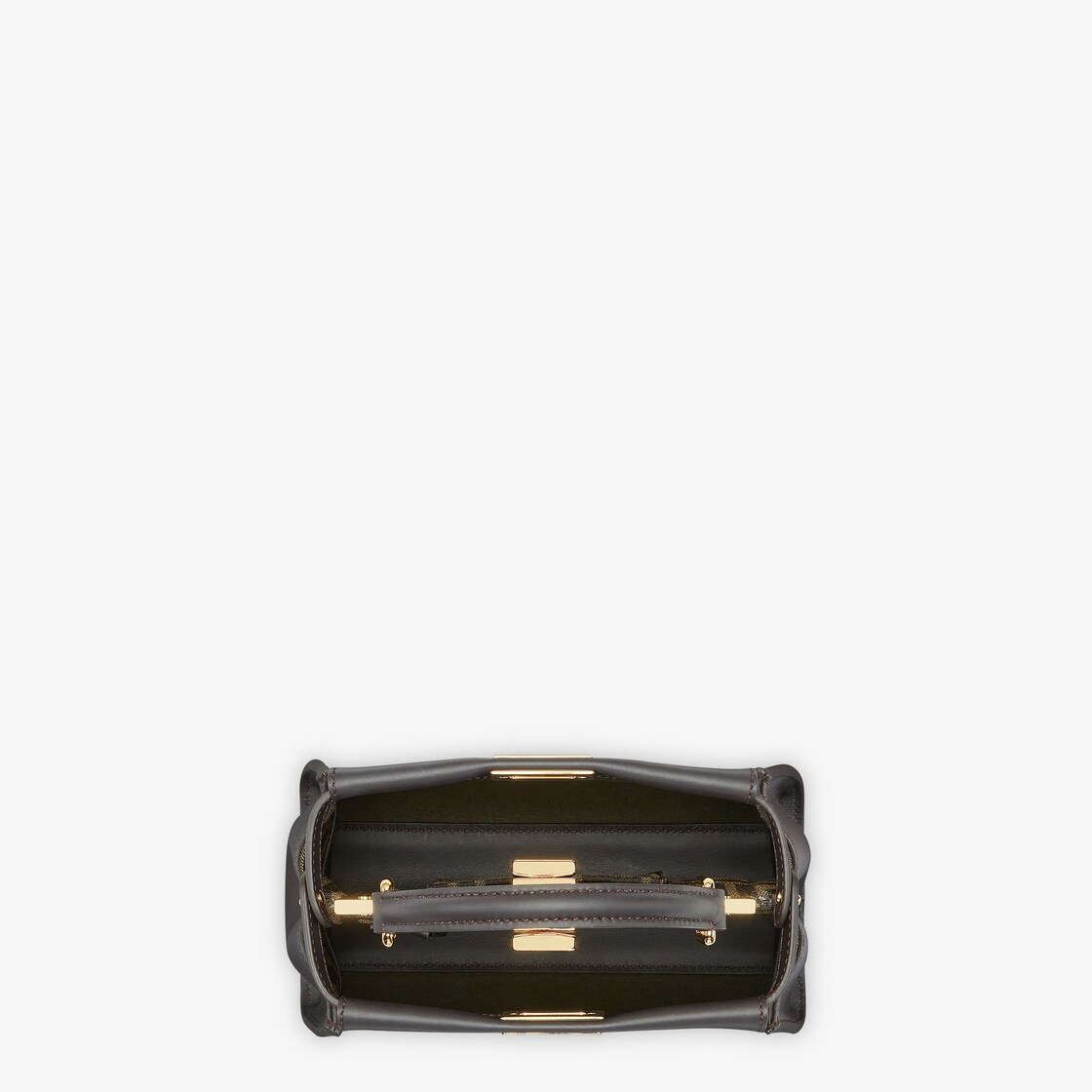 ピーカブー スモール - ダークブラウン レザーバッグ | Fendi