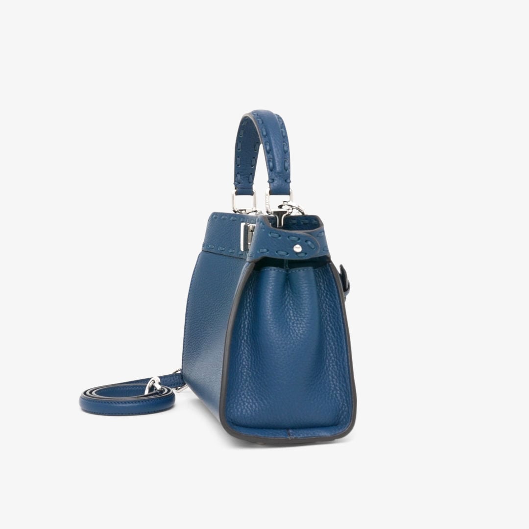Peekaboo Mini Selleria Blue | Fendi Peekaboo Mini Selleria Blue | Fendi