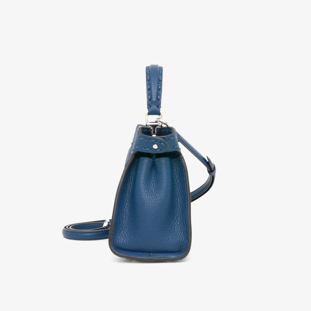 Peekaboo Mini Selleria Blue | Fendi Peekaboo Mini Selleria Blue | Fendi