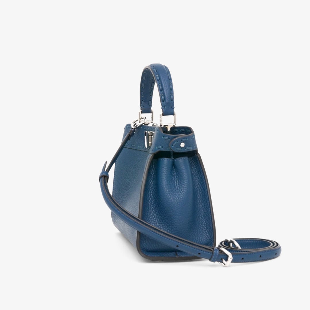 Peekaboo Mini Selleria Blue | Fendi Peekaboo Mini Selleria Blue | Fendi