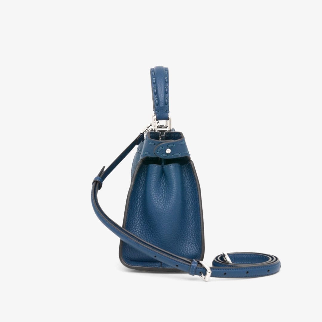 Peekaboo Mini Selleria Blue | Fendi Peekaboo Mini Selleria Blue | Fendi