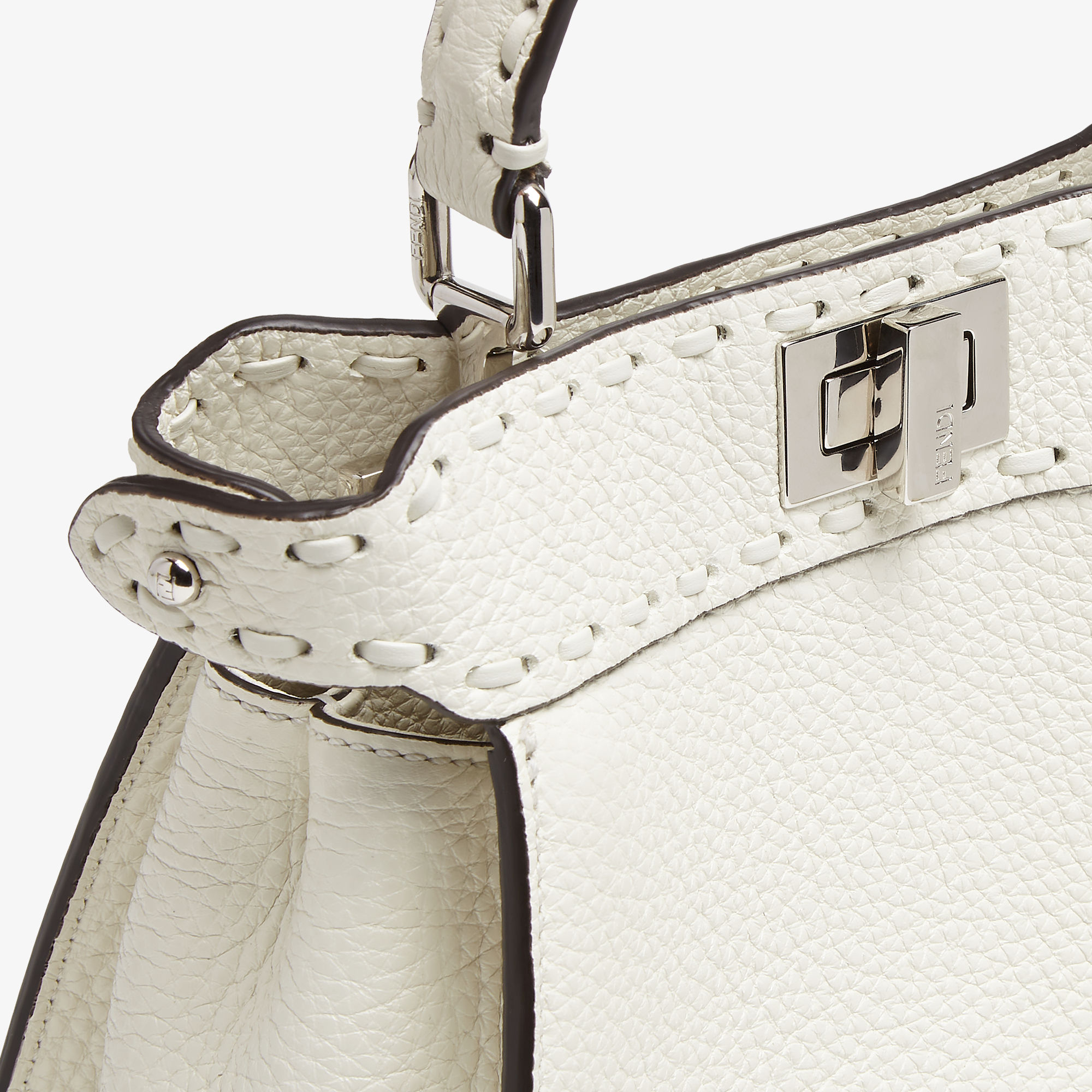 Peekaboo Mini Selleria White | Fendi Peekaboo Mini Selleria White | Fendi
