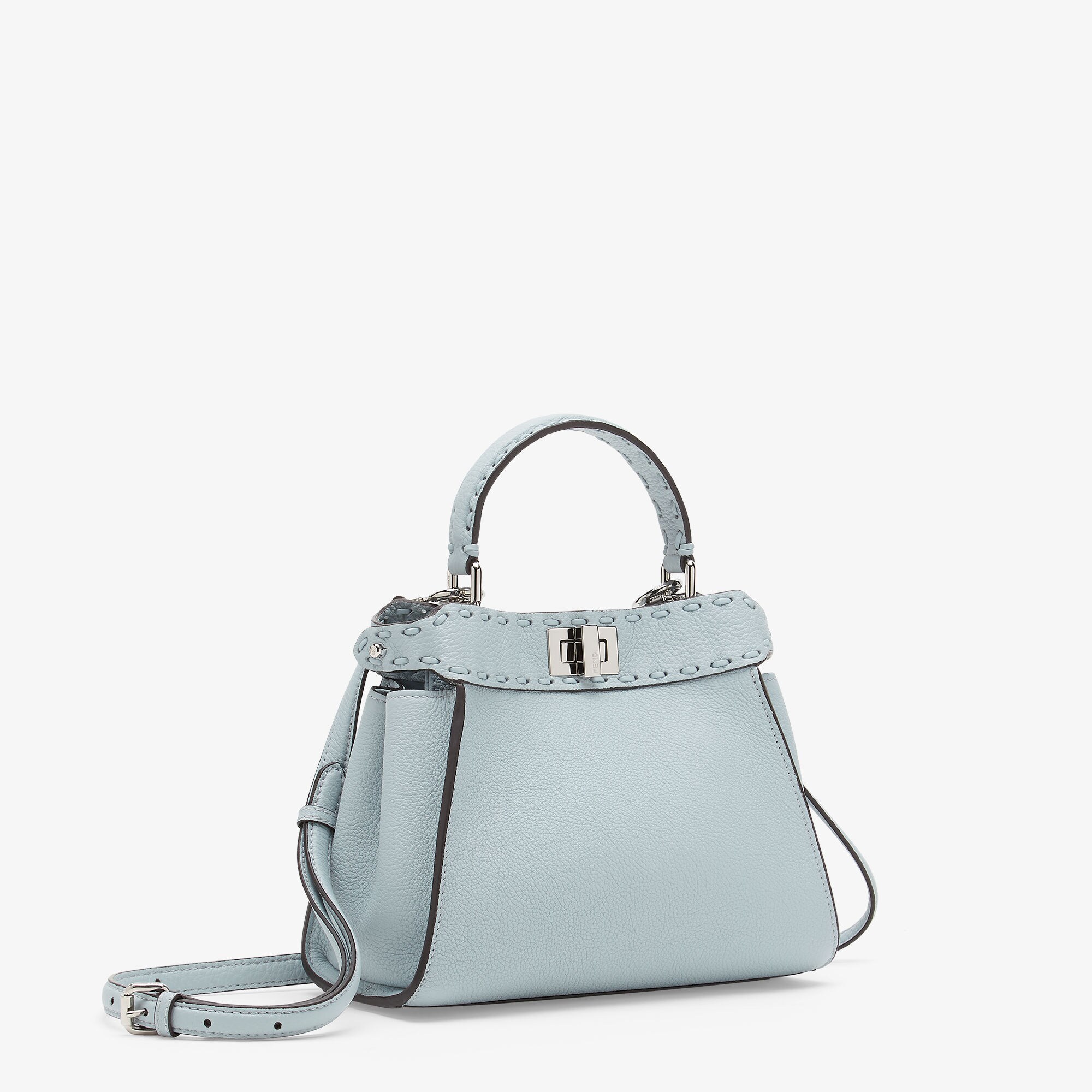 ピーカブー ミニ カーフレザー ライトブルー | Fendi