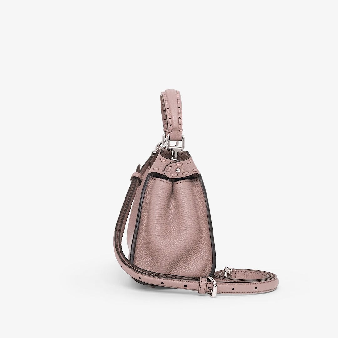 Peekaboo Mini Cuoio Romano leather Pink | Fendi