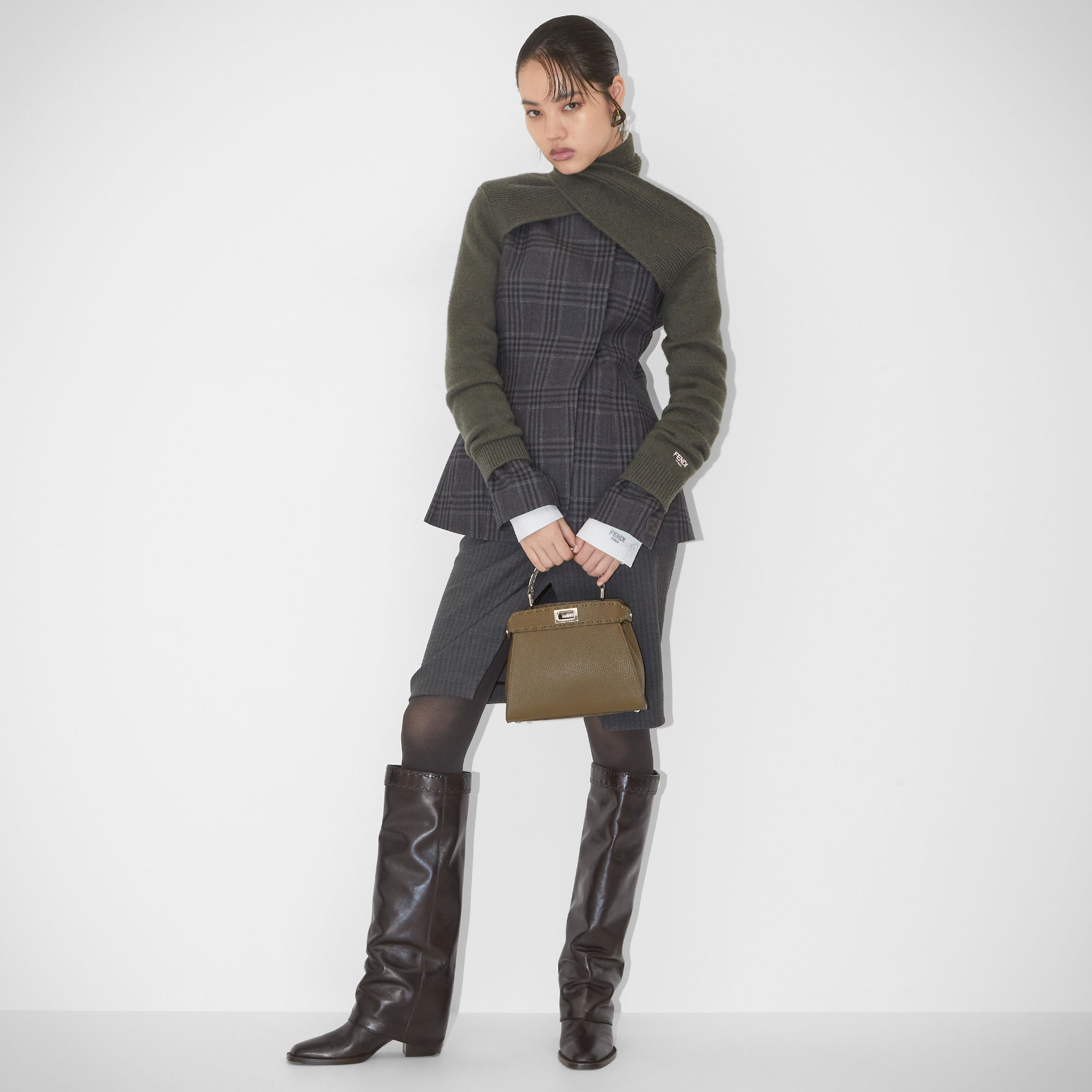 Fendi peekaboo olive green deals