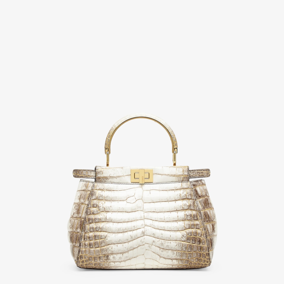 Peekaboo Mini Precious skin White Fendi