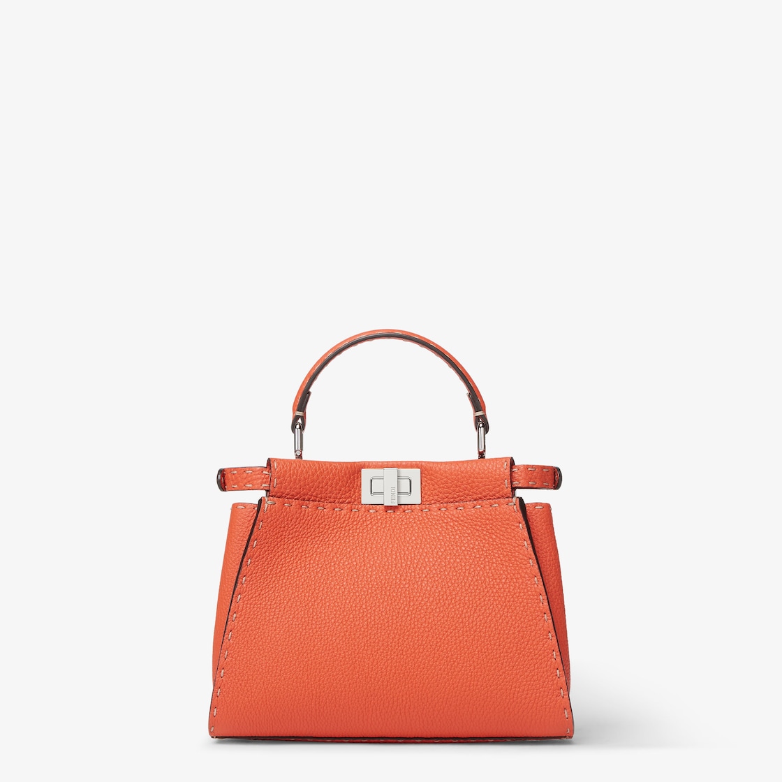 ピーカブー ミニ カーフレザー オレンジ | Fendi ピーカブー ミニ カーフレザー オレンジ | Fendi