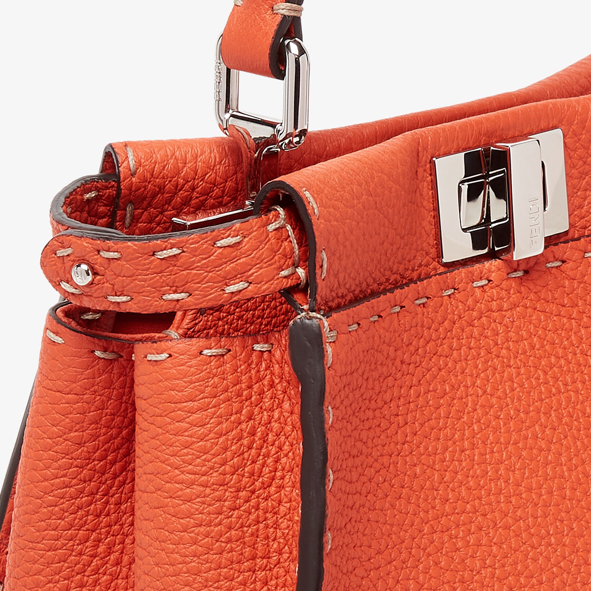 ピーカブー ミニ カーフレザー オレンジ | Fendi