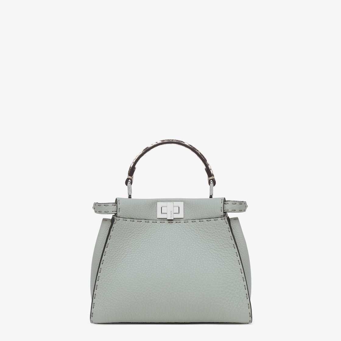 Peekaboo Mini Cuoio Romano leather Green - Image 1/5