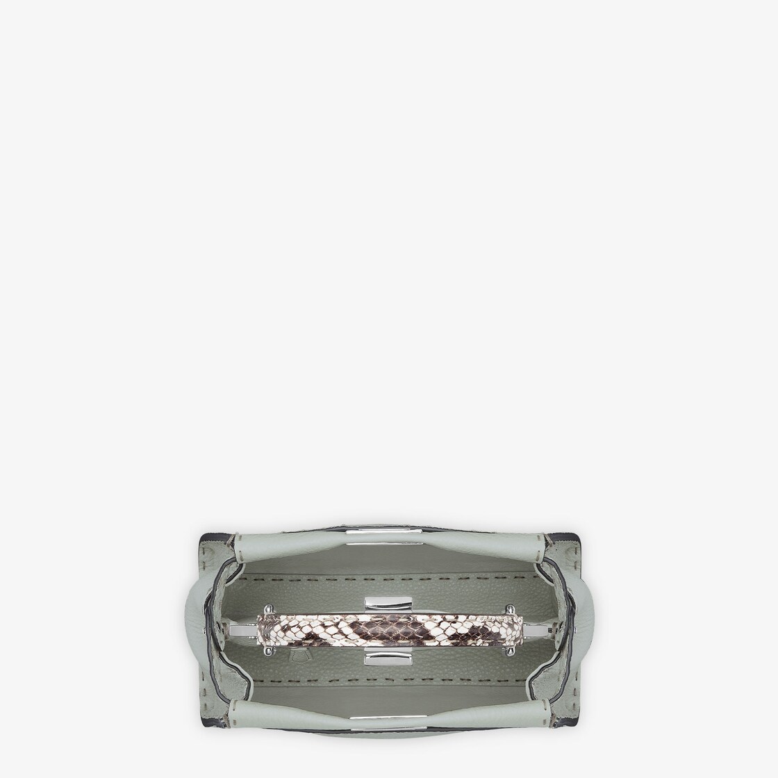 Peekaboo Mini Cuoio Romano leather Green - Image 4/5