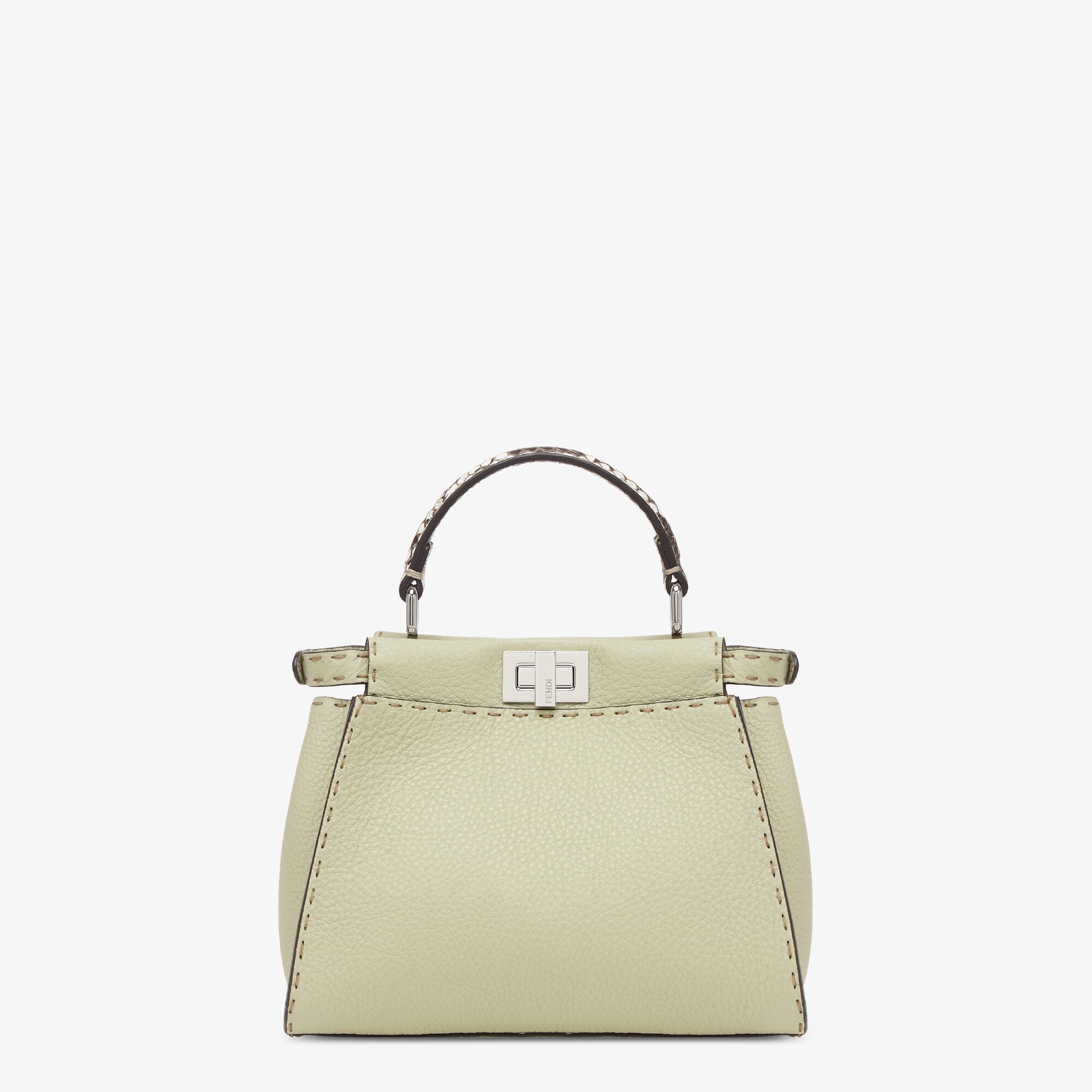 FENDI 24SS PEEKABOO ISEEU 306ステッチ 本革 Petite バッグ*4色 Peekaboo ISeeU Petite Leather Black | Fendi