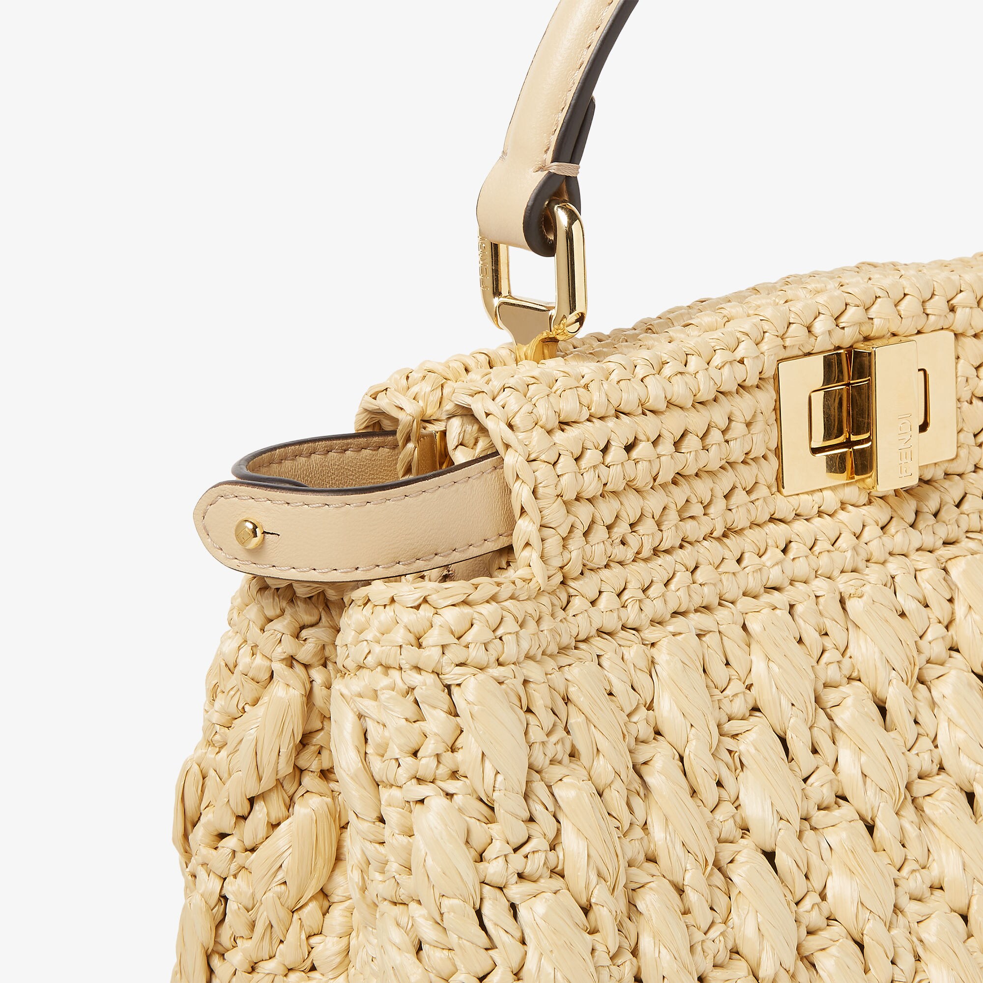 ピーカブー ミニ ファブリック ベージュ | Fendi