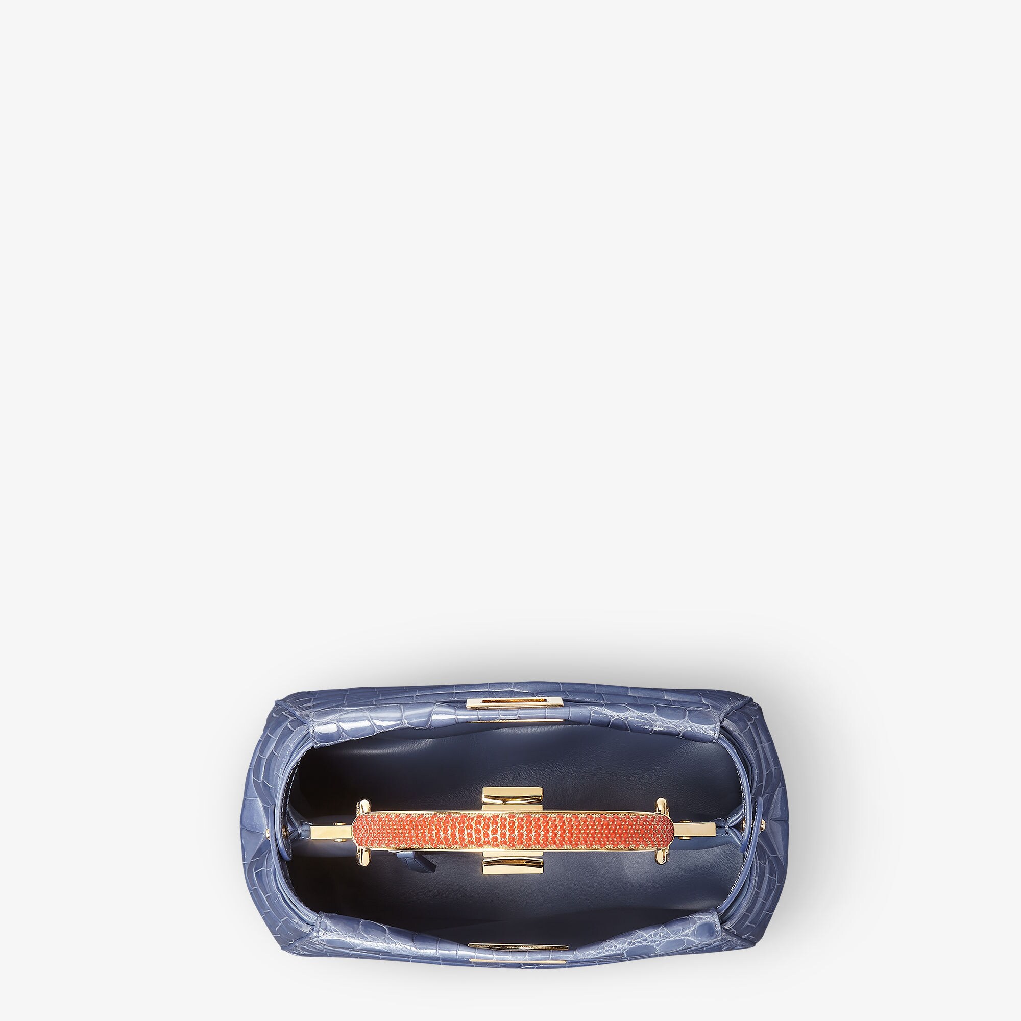 ピーカブー ミニ プレシャスレザー ブルー | Fendi