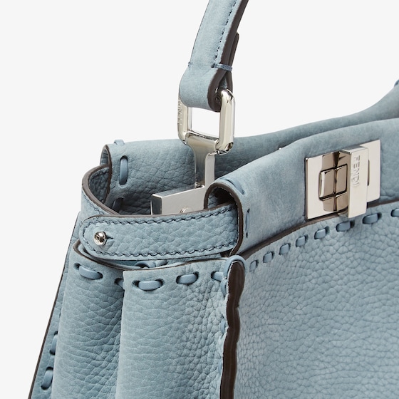 Fendi Small, iconic Peekaboo bag made with 220 hand-sewn, macro | Thumbnail 6