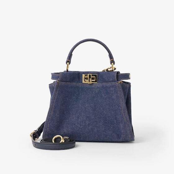 Fendi Peekaboo Mini In Blue