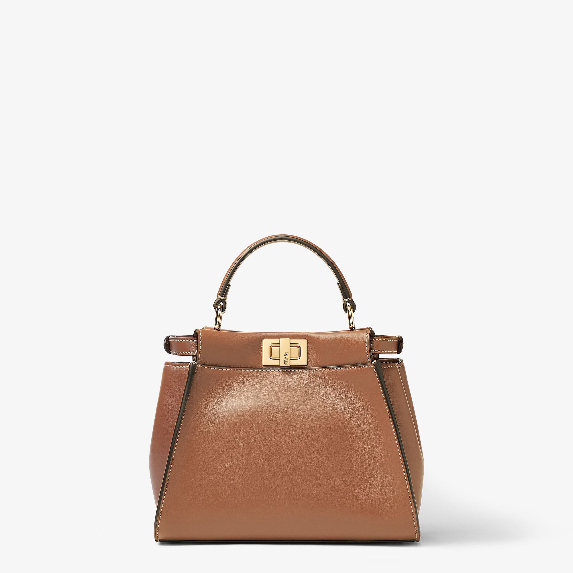 FENDI Selleria ダークブラウン ノート FFノート スモール ファブリック ブラウン | Fendi